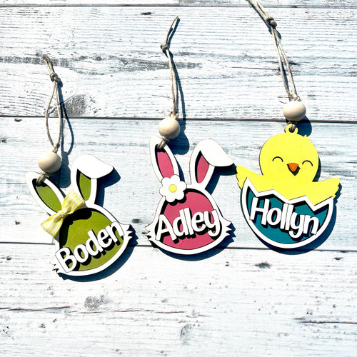 Easter Basket Tag-Bunny or Chick