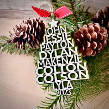 Custom Name Christmas tree