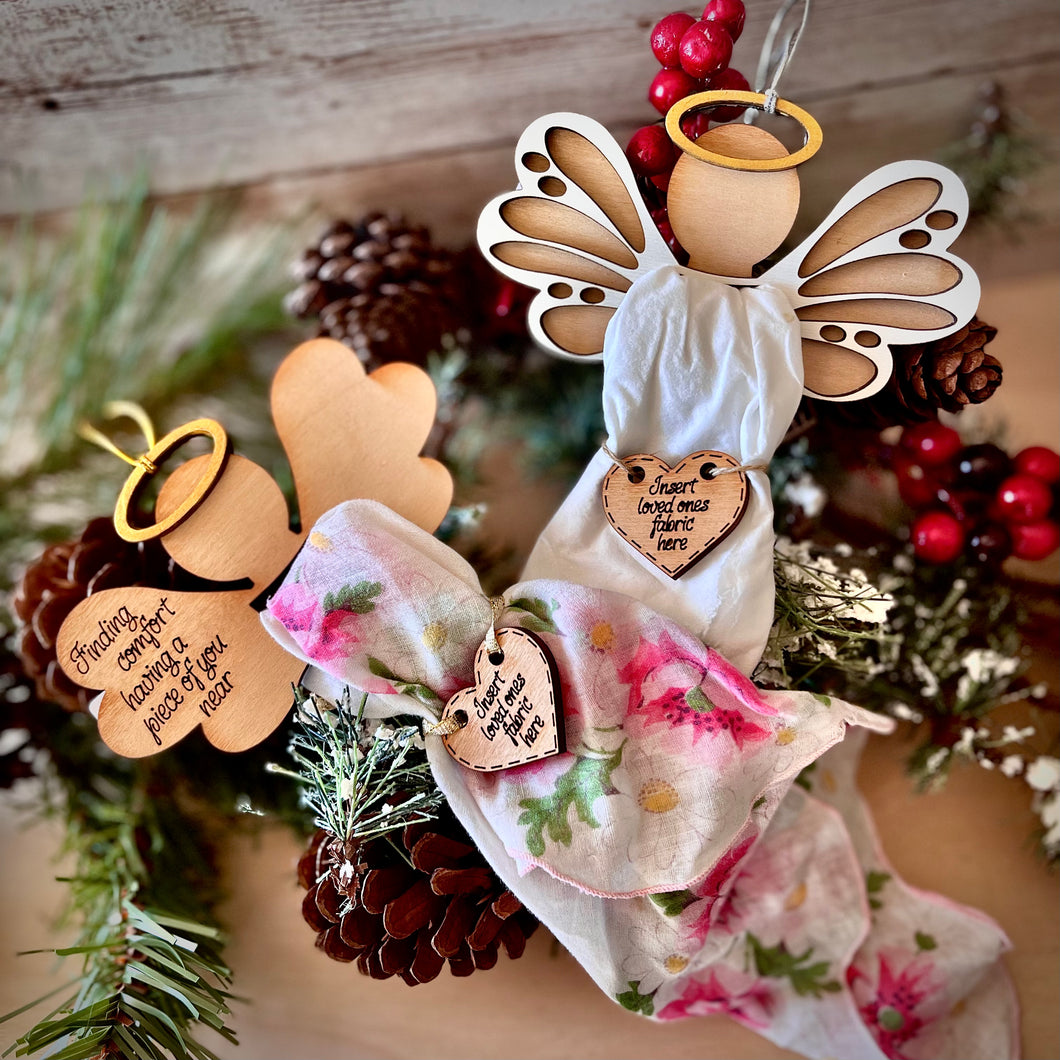 Memorial Angel Ornament for Fabric memento